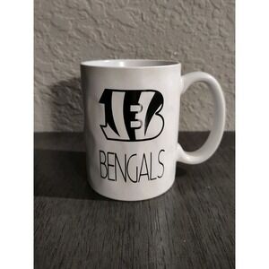 CINCINATTI BENGALS 12 oz. CERAMIC‎ COFFEE MUG CUP MEMORY CO. WHITE NEW